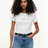 T-shirt com logótipo Tommy bordado