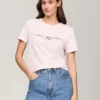 T-shirt com logótipo Tommy bordado