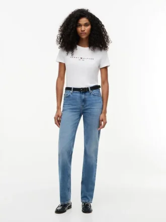 T-shirt com logótipo Tommy bordado