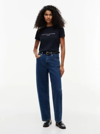 T-shirt com logótipo Tommy bordado