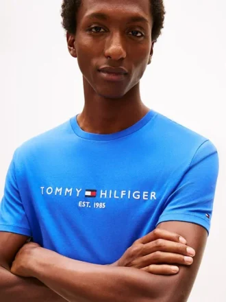 T-shirt com logótipo Tommy bordado