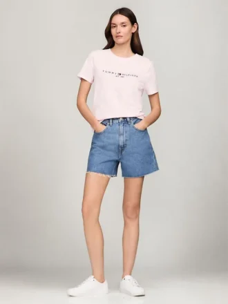 T-shirt com logótipo Tommy bordado