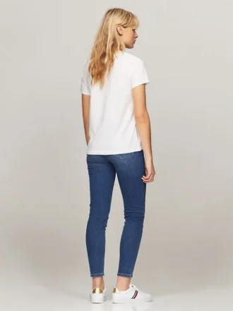 T-shirt com logótipo Tommy bordado