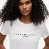 T-shirt com logótipo Tommy bordado