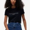 T-shirt com logótipo Tommy bordado