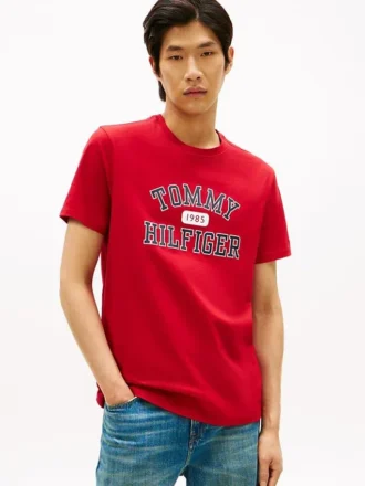 T-shirt com logótipo Tommy Varsity