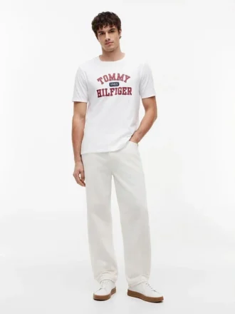 T-shirt com logótipo Tommy Varsity