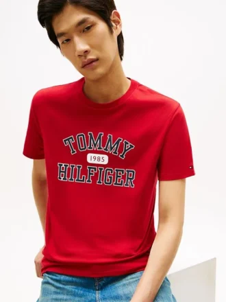 T-shirt com logótipo Tommy Varsity