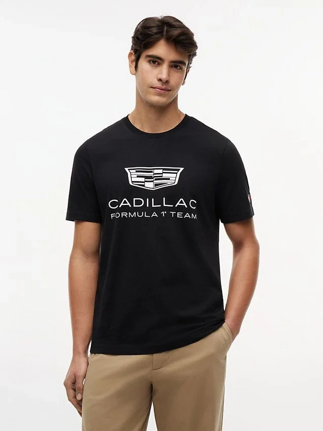 T-shirt com logótipo Tommy x Cadillac F1® Team T-shirt com logótipo Tommy x Cadillac F1® Team