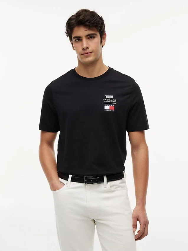 T-shirt com logótipo Tommy x Cadillac F1® Team T-shirt com logótipo Tommy x Cadillac F1® Team