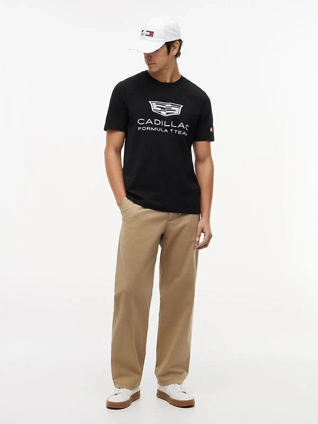 T-shirt com logótipo Tommy x Cadillac F1® Team T-shirt com logótipo Tommy x Cadillac F1® Team