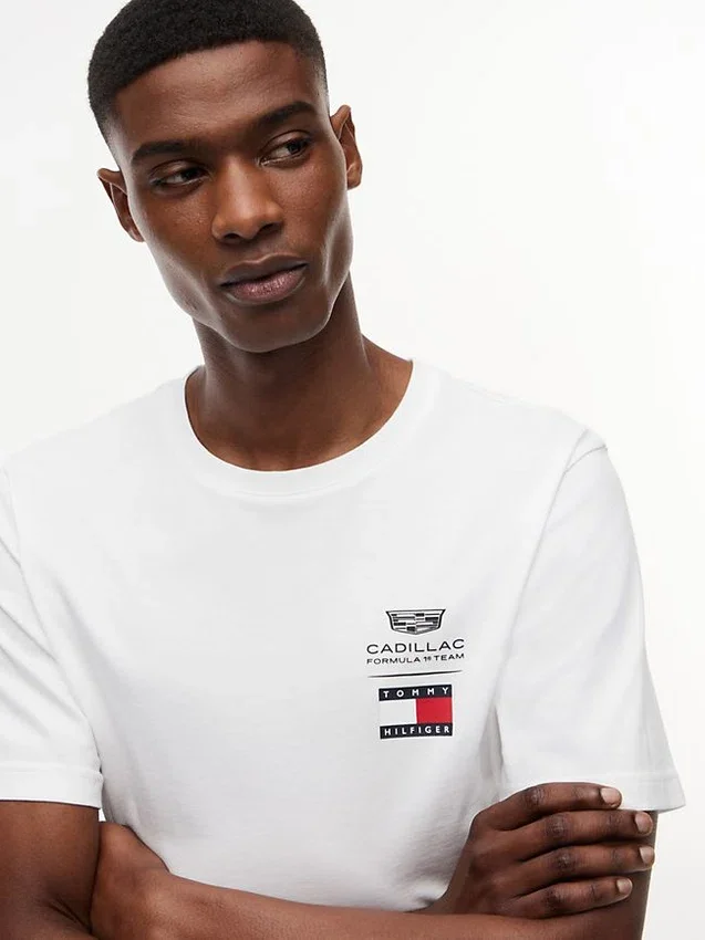 T-shirt com logótipo Tommy x Cadillac F1® Team T-shirt com logótipo Tommy x Cadillac F1® Team