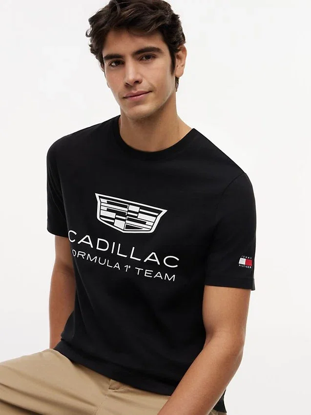 T-shirt com logótipo Tommy x Cadillac F1® Team T-shirt com logótipo Tommy x Cadillac F1® Team