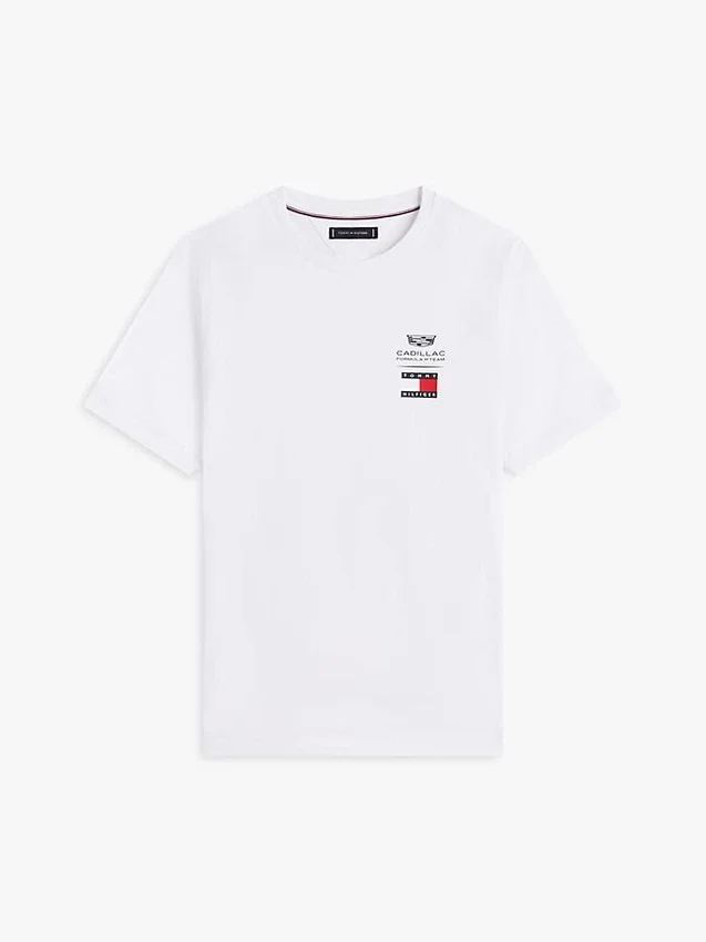 T-shirt com logótipo Tommy x Cadillac F1® Team T-shirt com logótipo Tommy x Cadillac F1® Team