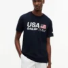 T-shirt com logótipo Tommy x US SailGP Team T-shirt com logótipo Tommy x US SailGP Team