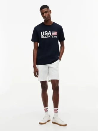 T-shirt com logótipo Tommy x US SailGP Team