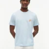 T-shirt com monograma bordado
