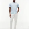 T-shirt com monograma bordado