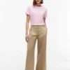 T-shirt com monograma bordado