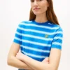 T-shirt com monograma bordado