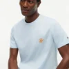 T-shirt com monograma bordado