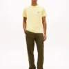 T-shirt com monograma bordado