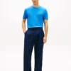 T-shirt com monograma bordado
