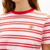 T-shirt com monograma bordado