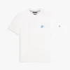 T-shirt com monograma bordado
