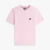 T-shirt com monograma bordado