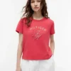 T-shirt com monograma em xadrez