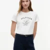 T-shirt com monograma em xadrez