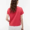T-shirt com monograma em xadrez