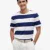 T-shirt com riscas de râguebi