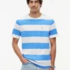 T-shirt com riscas de râguebi