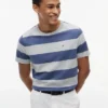 T-shirt com riscas de râguebi