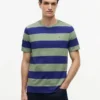 T-shirt com riscas de râguebi