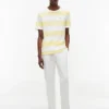 T-shirt com riscas de râguebi