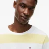 T-shirt com riscas de râguebi