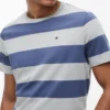 T-shirt com riscas de râguebi