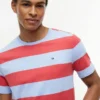 T-shirt com riscas de râguebi T-shirt com riscas de râguebi