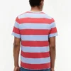 T-shirt com riscas de râguebi T-shirt com riscas de râguebi