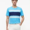 T-shirt com riscas em blocos T-shirt com riscas em blocos