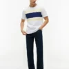 T-shirt com riscas em blocos T-shirt com riscas em blocos