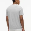 T-shirt com riscas em blocos