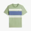 T-shirt com riscas em blocos T-shirt com riscas em blocos