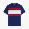 T-shirt com riscas em blocos T-shirt com riscas em blocos