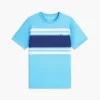 T-shirt com riscas em blocos T-shirt com riscas em blocos