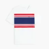 T-shirt com riscas em blocos T-shirt com riscas em blocos