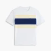 T-shirt com riscas em blocos T-shirt com riscas em blocos